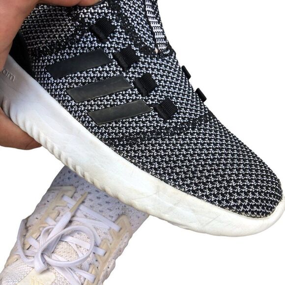 2018 Adidas Cloudfoam Ultimate Black/Black-Gray Size 7.5 - Picture 14 of 16